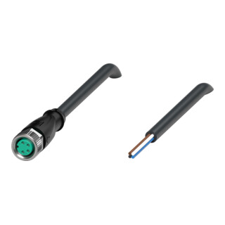 Pepperl+Fuchs Kabeldose V31-GM-BK10M-PUR-U schwarz 4-polig gerade M8