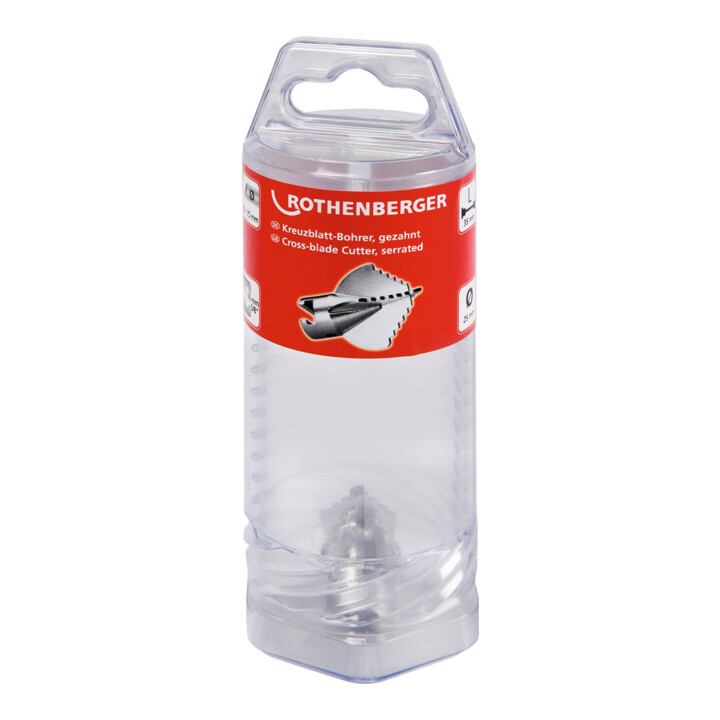 Perceuse à croix Rothenberger avec accouplement de 16 mm, dentée, D=25mm
