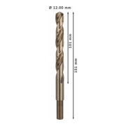 Perceuse à métaux Bosch HSS-Co, DIN 338, 12 x 101 x 151 mm-5