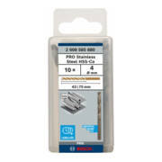 Perceuse à métaux Bosch HSS-Co, DIN 338, 4 x 43 x 75 mm-4