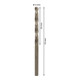 Perceuse à métaux Bosch HSS-Co, DIN 338, 4 x 43 x 75 mm-5