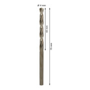 Perceuse à métaux Bosch HSS-Co, DIN 338, 4 x 43 x 75 mm-5