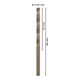 Perceuse à métaux Bosch HSS-Co, DIN 338, 5 x 52 x 86 mm-5