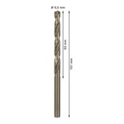 Perceuse à métaux Bosch HSS-Co, DIN 338, 6,5 x 63 x 101 mm-5