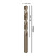 Perceuse à métaux Bosch HSS-Co, DIN 338, 9,5 x 81 x 125 mm-5