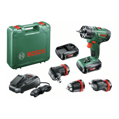 Perceuse à percussion Bosch à batterie à deux vitesses AdvancedImpact 18 QuickSnap, 2x PBA 18V 1,5 Ah
