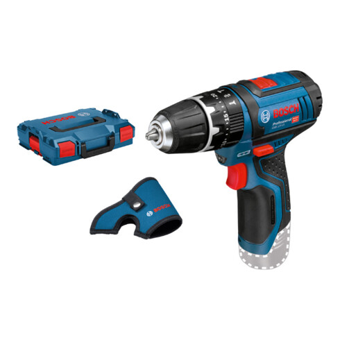 Perceuse à percussion Bosch alimentée par batterie GSB 12V-15 Solo Version L-BOXX