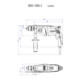 Perceuse à percussion Metabo SBEV 1000-2 metaBOX 145 L