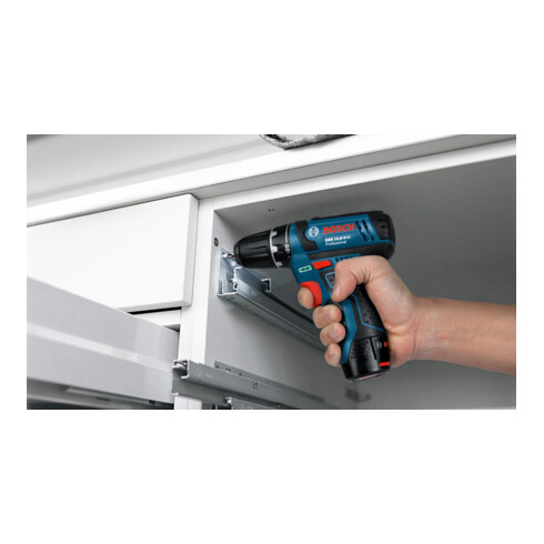 Perceuse à percussion sans fil Bosch GSB 12V-15 avec 1 x 4,0 Ah 1 x 2,0 Ah batterie Li-Ion