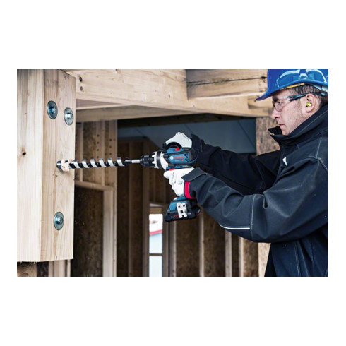 Perceuse à percussion sans fil Bosch GSB 18V-110 C, 2 x piles ProCORE18V, chargeur rapide