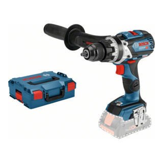 Perceuse à percussion sans fil Bosch GSB 18V-110 C, version solo avec poignée supplémentaire, L-BOXX
