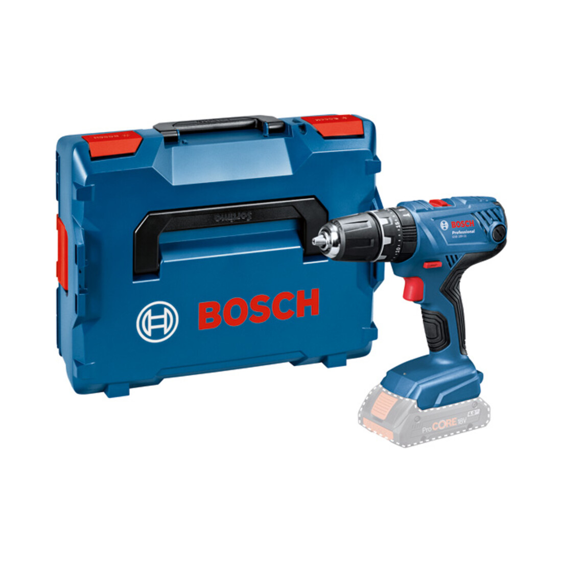 Perceuse à percussion sans fil Bosch GSB 18V-21 Solo Version L-BOXX