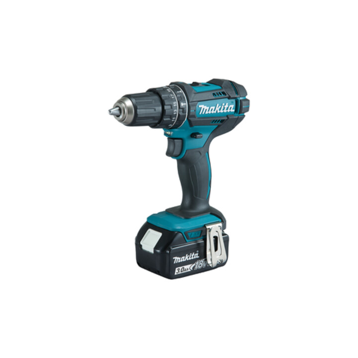 Perceuse à percussion sans fil Makita 18V avec 3 batteries DHP482RF3J