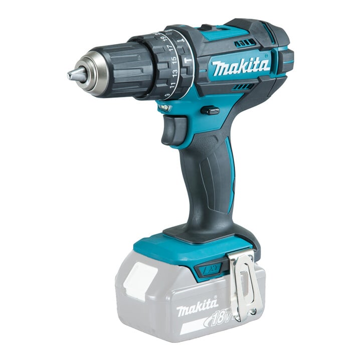 Set Makita Perceuse-visseuse à percussion sans fil DHP482Z + Batterie BL1850B Li 18,0V 5.0Ah - 197280-8