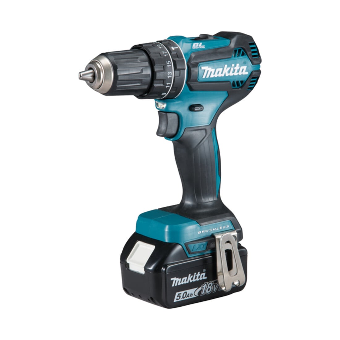 Perceuse à percussion sans fil Makita DHP485RFE, 18 V, 5,0 Ah