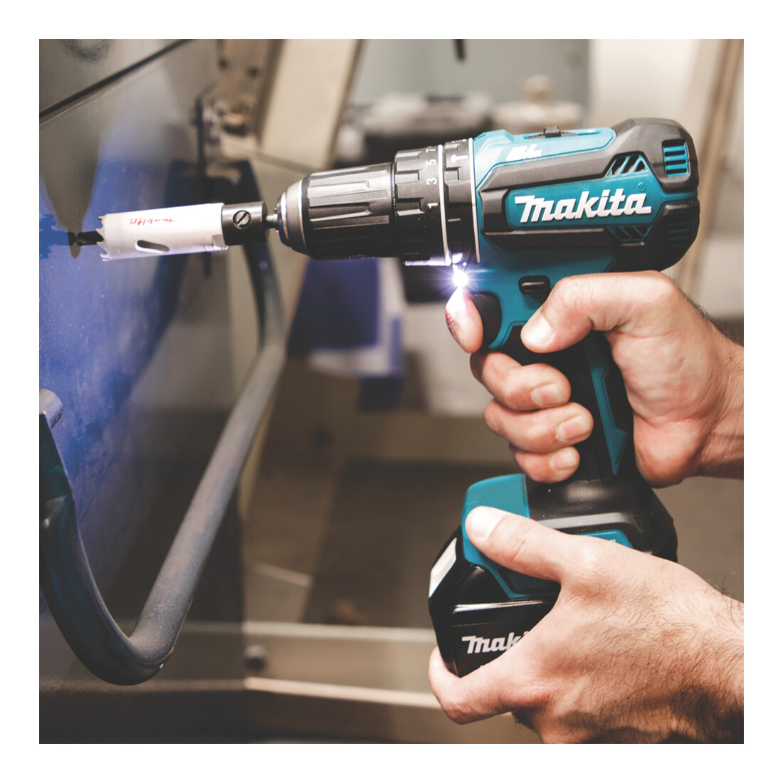 Perceuse à percussion sans fil Makita DHP485RTJ, 18 V, 5,0 Ah