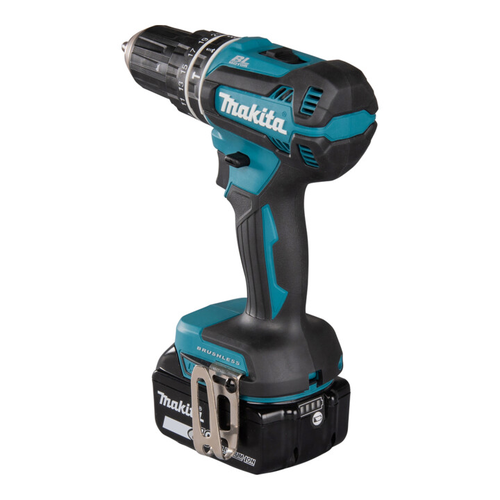 Perceuse à percussion sans fil Makita DHP485RTJ, 18 V, 5,0 Ah