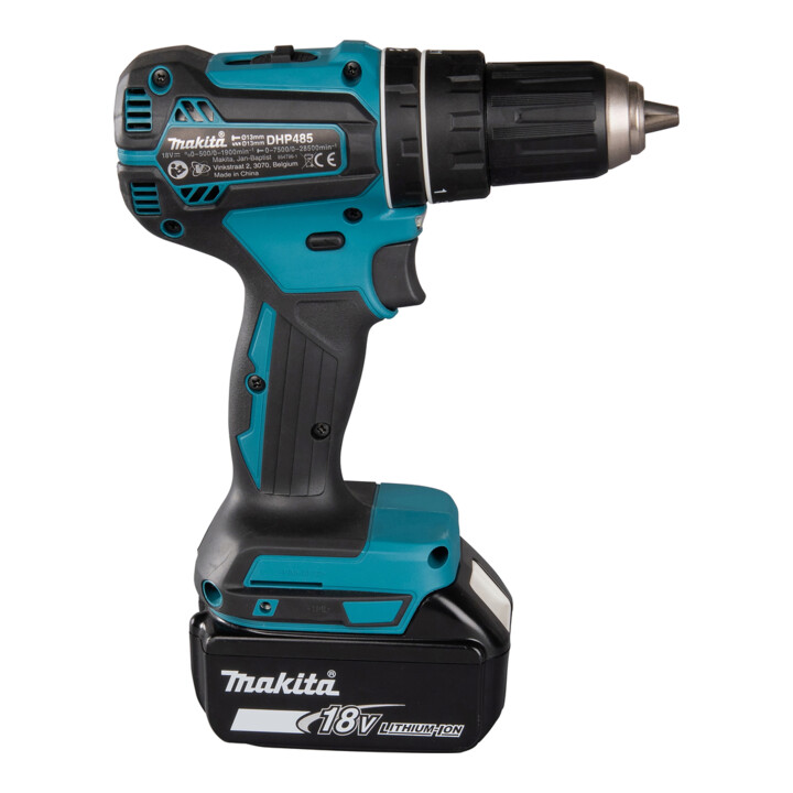 Perceuse à percussion sans fil Makita DHP485RTJ, 18 V, 5,0 Ah