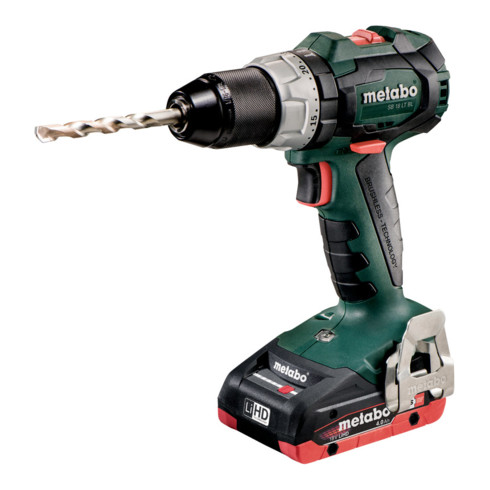 Perceuse à percussion sans fil SB 18 LT BL metabo, Coffret, 18V 2x4Ah LiHD + ASC 55