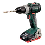 Perceuse à percussion sans fil SB 18 LT BL metabo, Coffret, 18V 2x4Ah LiHD + ASC 55