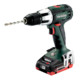 Perceuse à percussion sans fil SB 18 LT metabo, Coffret, 18V 2x4Ah LiHD + ASC 55-1
