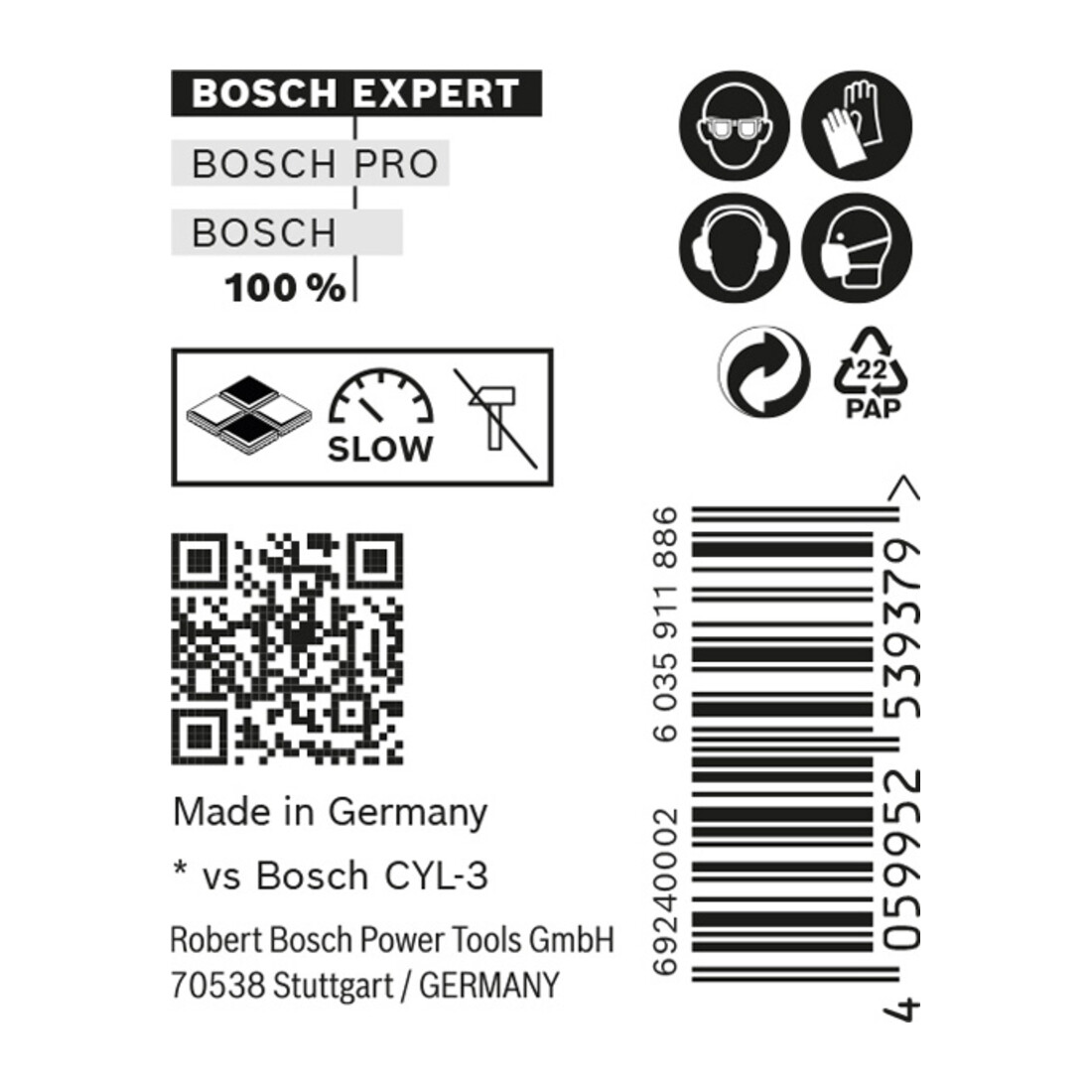 Perceuse Bosch Expert MultiConstruction CYL-9, 10 x 80 x 120 mm