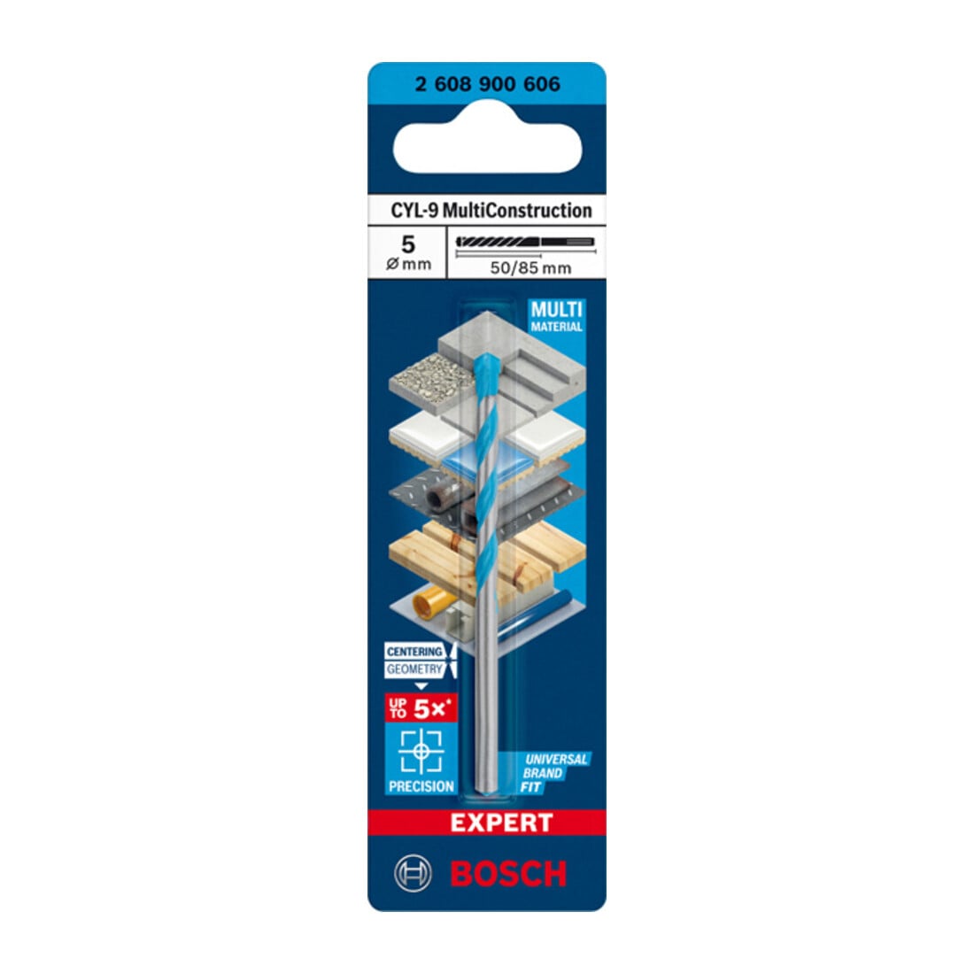 Perceuse Bosch Expert MultiConstruction CYL-9, 5 x 50 x 85 mm