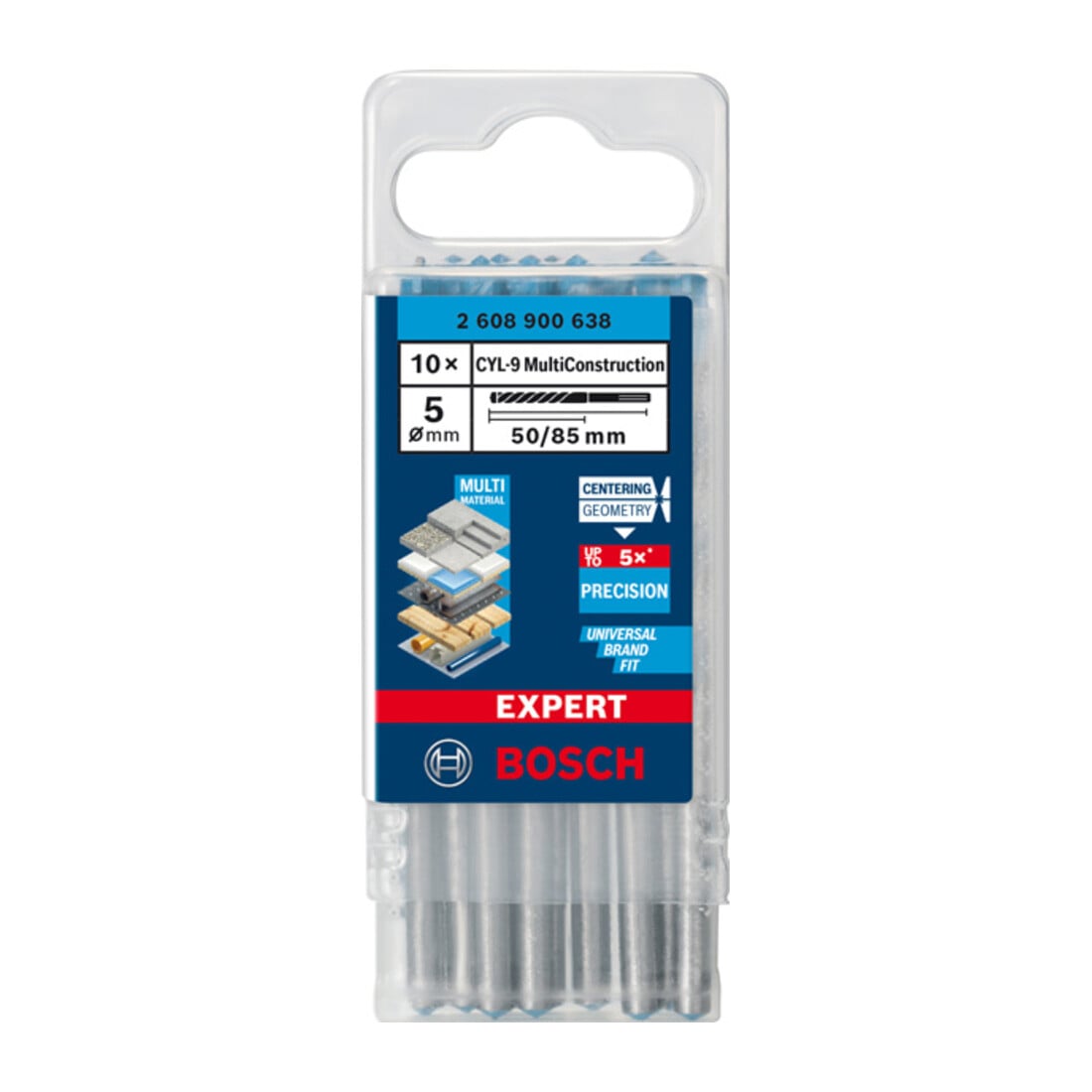 Perceuse Bosch Expert MultiConstruction CYL-9, 5 x 50 x 85 mm