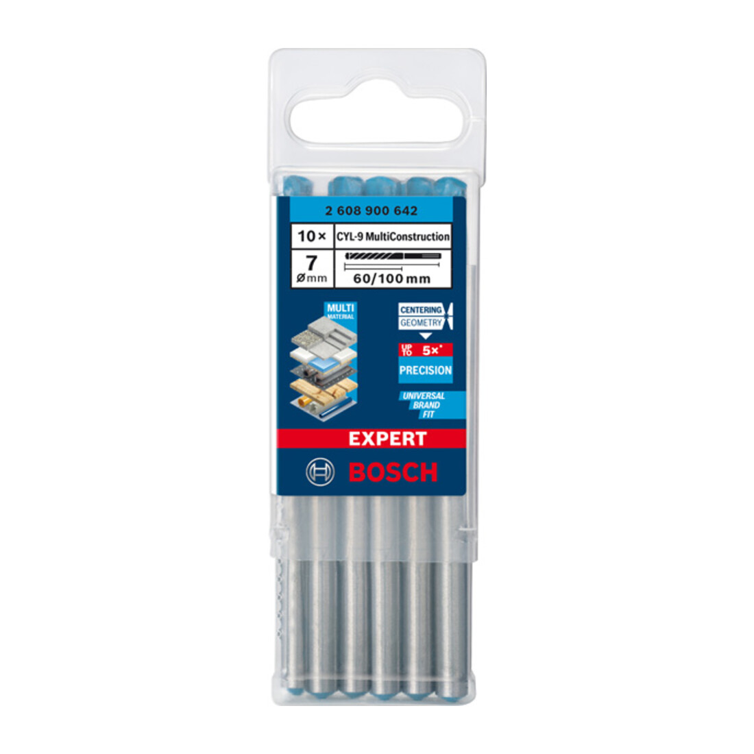 Perceuse Bosch Expert MultiConstruction CYL-9, 7 x 60 x 100 mm