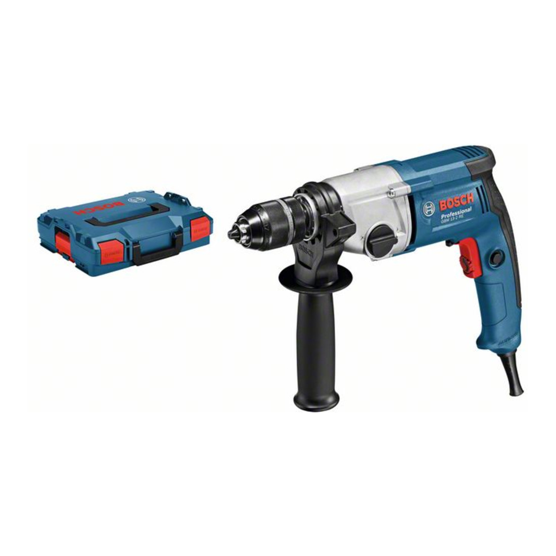 Perceuse Bosch GBM 13-2 RE avec mandrin à serrage rapide 13 mm, L-BOXX