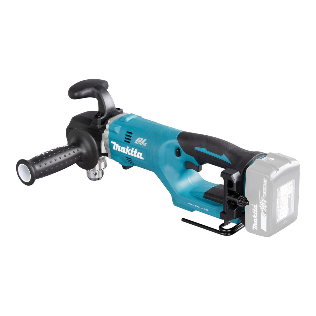 Perceuse d'angle sans fil Makita 18V DDA450ZK