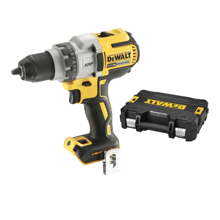 Set DeWalt Perceuse-visseuse (BL) 18 V / Base - DCD991NT-XJ + Set de 31 embouts antichoc