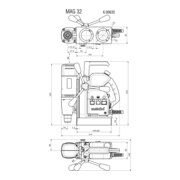 Perceuse magnétique MAG 32 metabo, Coffret-4
