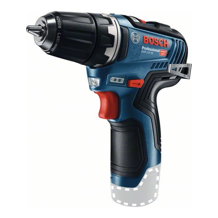 Set Bosch Perceuse-visseuse sans fil GSR 12V-35 Solo + Pack batterie GBA 12 V, 3,0 Ah