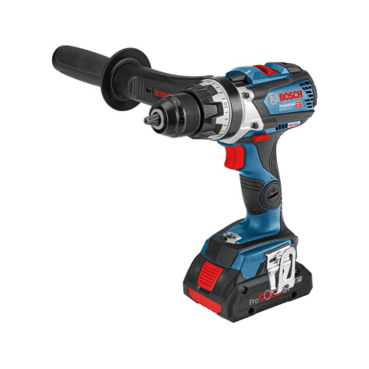 Perceuse sans fil Bosch GSR 18V-110 C, version Solo avec poignée supplémentaire