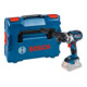 Perceuse sans fil Bosch GSR 18V-110 C, version solo avec poignée supplémentaire et L-BOXX-2