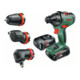 Perceuse-visseuse 2 vitesses sans-fil AdvancedDrill 18 Bosch avec 2x batteries, renvoi d'angle et adaptateur excentrique-2