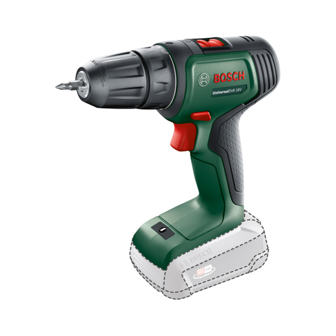 Perceuse-visseuse 2 vitesses sans-fil UniversalDrill 18V Bosch