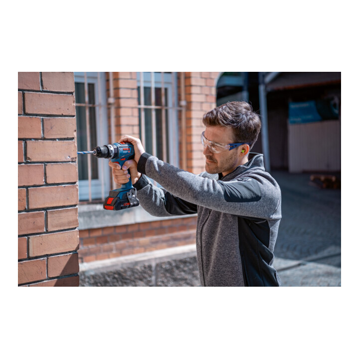 Perceuse-visseuse à choc sans fil GSB 18V-90 C Bosch avec L-BOXX