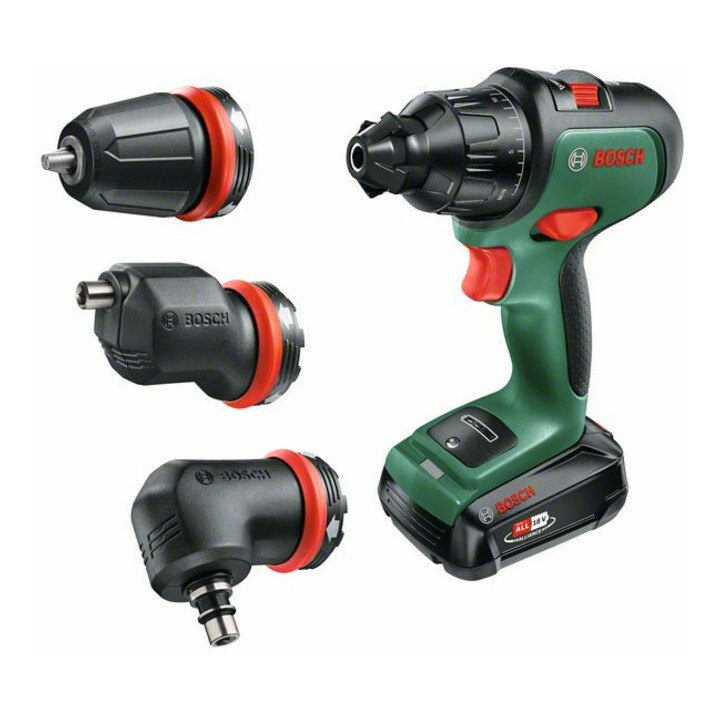 Perceuse-visseuse à percussion 2 vitesses sans-fil AdvancedImpact 18 Bosch, 1x batterie (2,0 Ah), chargeur et accessoires inclus