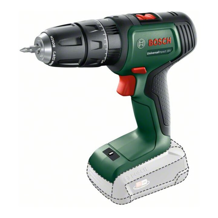 Perceuse-visseuse à percussion 2 vitesses sans-fil UniversalImpact 18V Bosch
