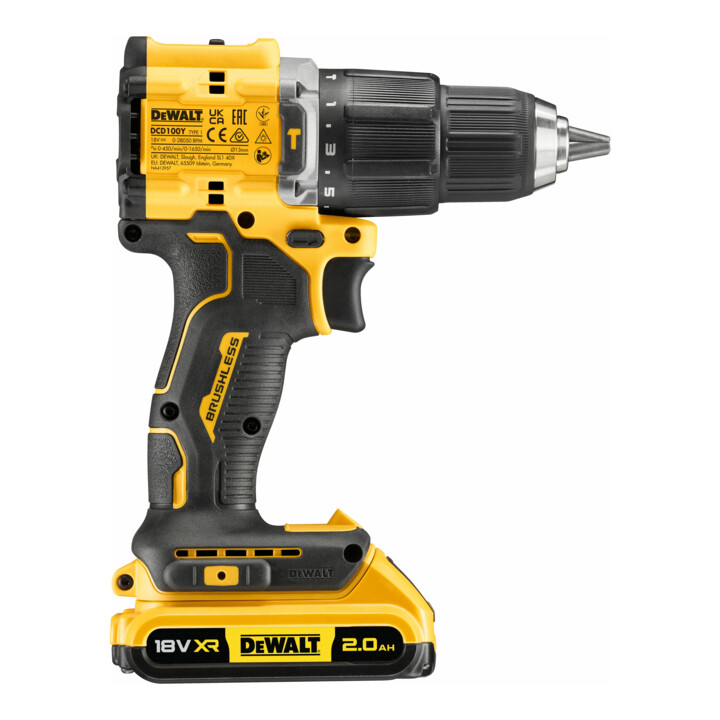 Perceuse-visseuse à percussion sans fil 18V 2Ah Dewalt