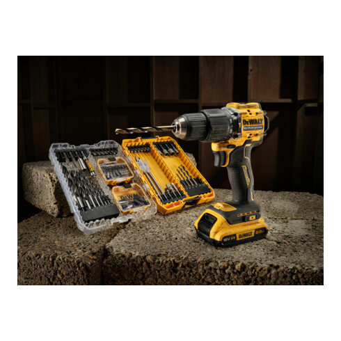 Perceuse-visseuse à percussion sans fil 18V 2Ah Dewalt