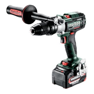 Perceuse-visseuse à percussion sans fil à 3 vitesses Metabo SB 18 LTX-3 BL Q I métal, metaBOX 145 L ; 18V 2x5.2Ah Li-Power + ASC 55