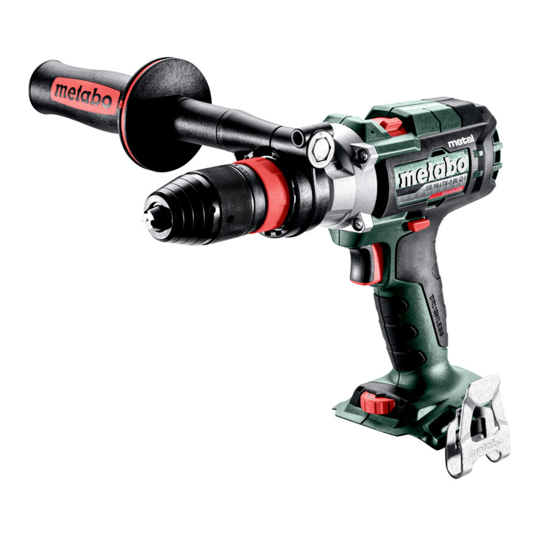 Perceuse-visseuse à percussion sans fil à 3 vitesses Metabo SB 18 LTX-3 BL Q I métal, metaBOX 145 L