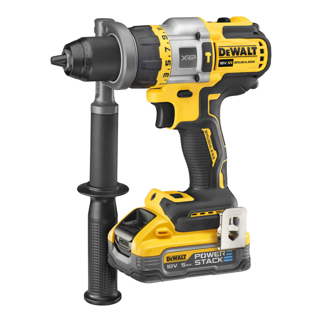 Perceuse-visseuse à percussion sans fil DEWALT 18V/5Ah, XRP