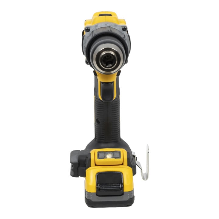 Perceuse-visseuse à percussion sans fil DEWALT 18V XR (sans balais) incl. 2x batterie Powerstack (18 Volt / 1,7 Ah) avec technologie de batterie Pouch DCD805E2T-QW