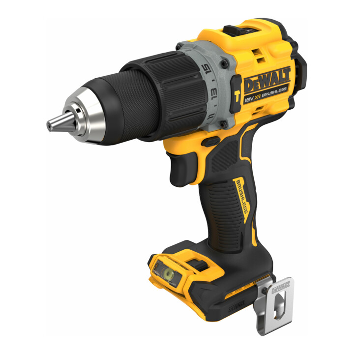 Perceuse-visseuse à percussion sans fil DEWALT 18V XR (sans balais) - version de base DCD805NT-XJ