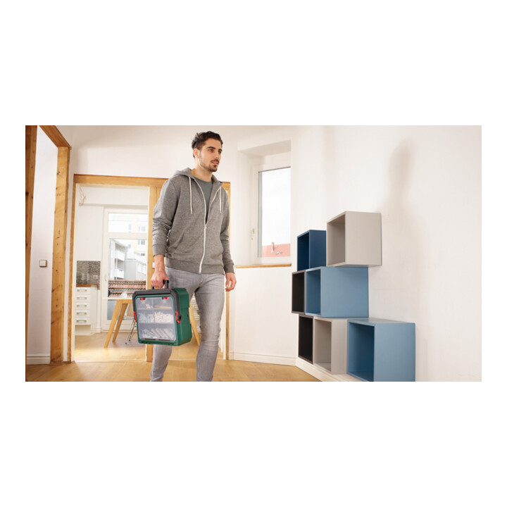 Perceuse-visseuse à percussion sans fil EasyImpact 18V-40 Bosch + SystemBox, 2 x batterie PBA