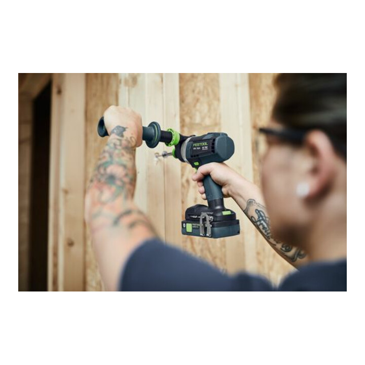 Perceuse-visseuse à percussion sans fil Festool TPC 18/4 I-Basic-Set QUADRIVE